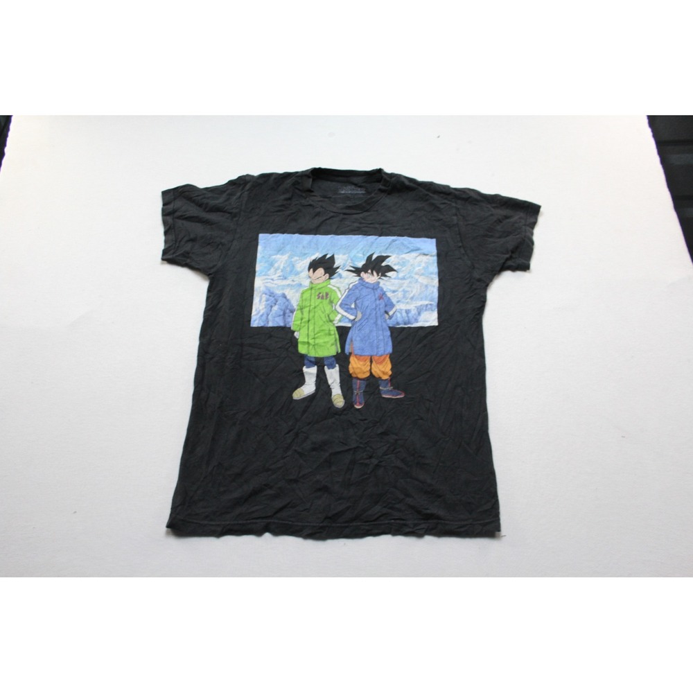Dragon Ball Super T-Shirt Men Medium Black Excellent Broly Movie Goku Vegeta